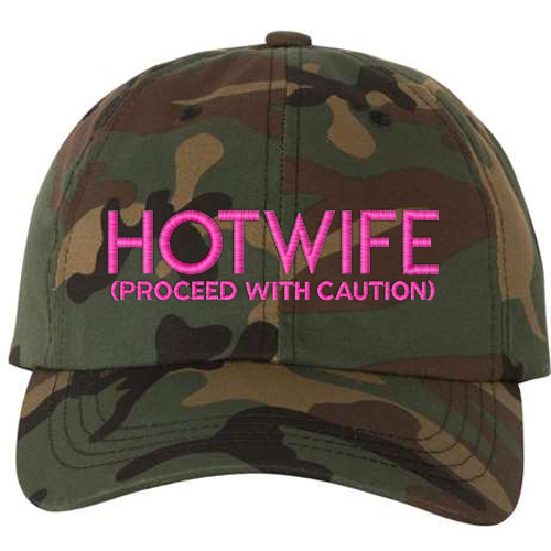 Hotwife Hat - Camo w/Pink