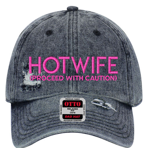 Hotwife Hat – Denim / Pink