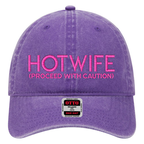 Hotwife Hat – Purple w/Pink