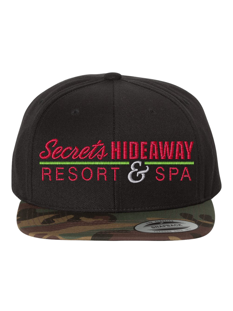 Secrets Hideaway Hat - Black/Camo